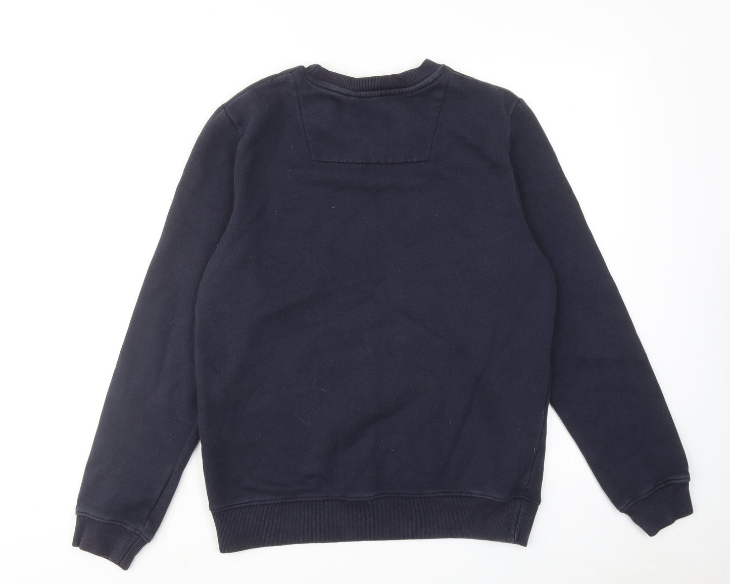 Ridge & Co Mens Blue Cotton Pullover Sweatshirt Size M