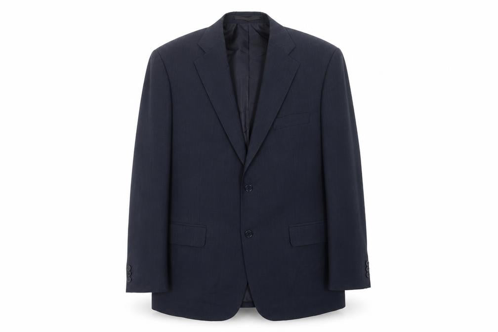 Marks & Spencer Mens Blue Polyester Jacket Suit Jacket Size 42 Regular