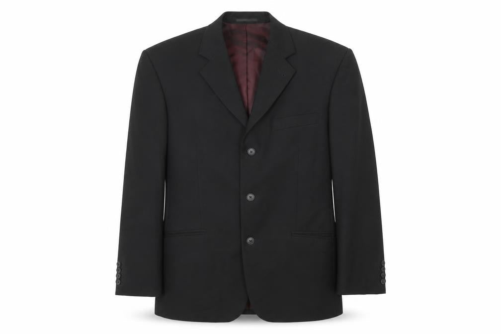 Taylor & Webber Mens Black Polyester Jacket Suit Jacket Size 42 Regular