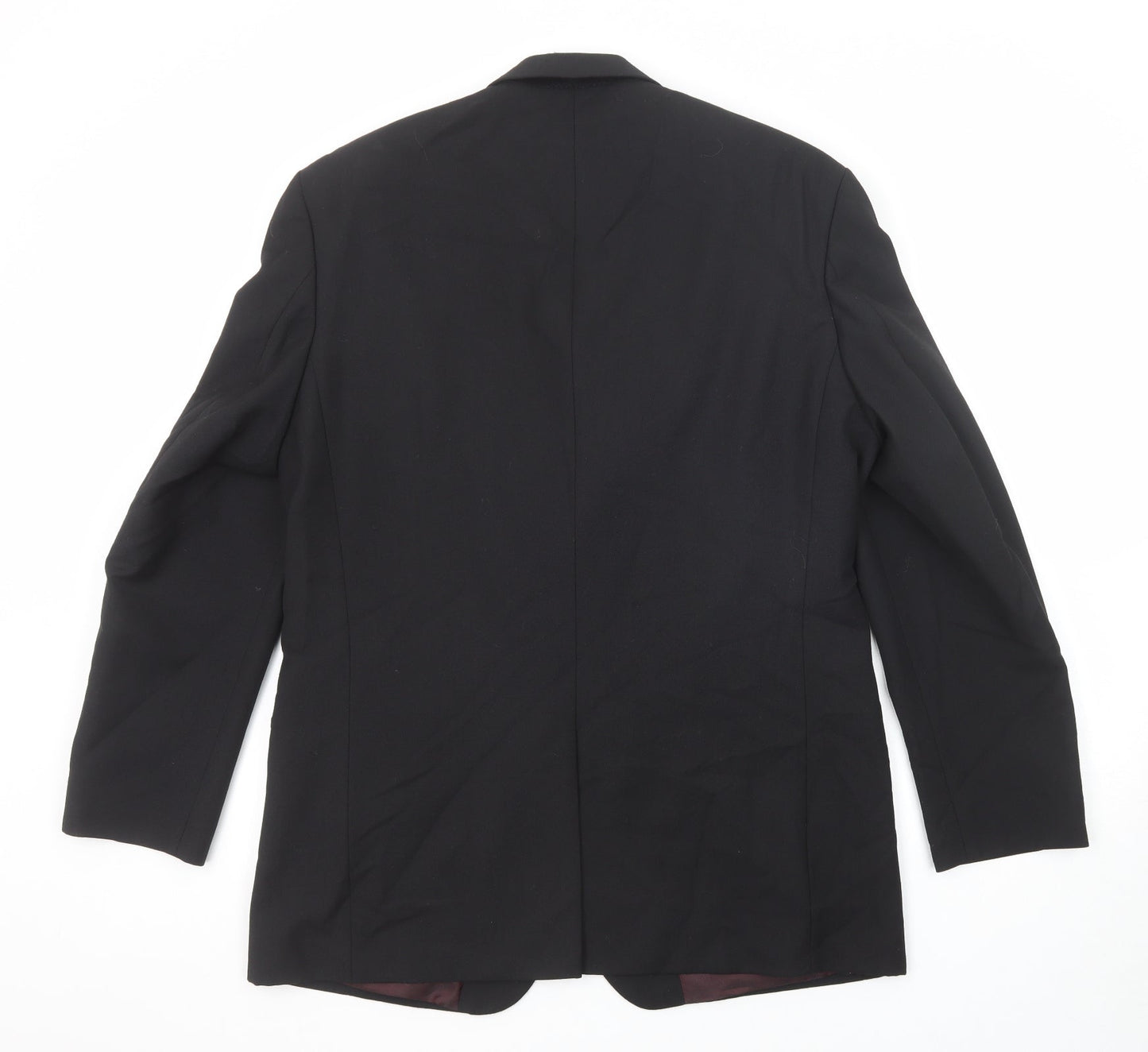 Taylor & Webber Mens Black Polyester Jacket Suit Jacket Size 42 Regular
