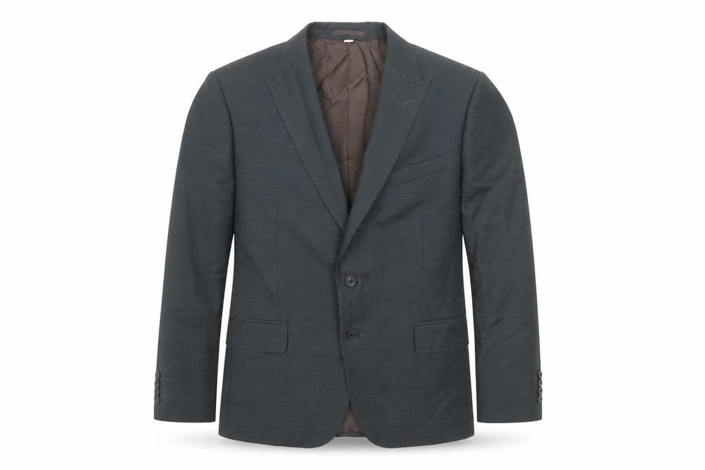 Autograph Mens Grey Wool Jacket Suit Jacket Size 44 Regular
