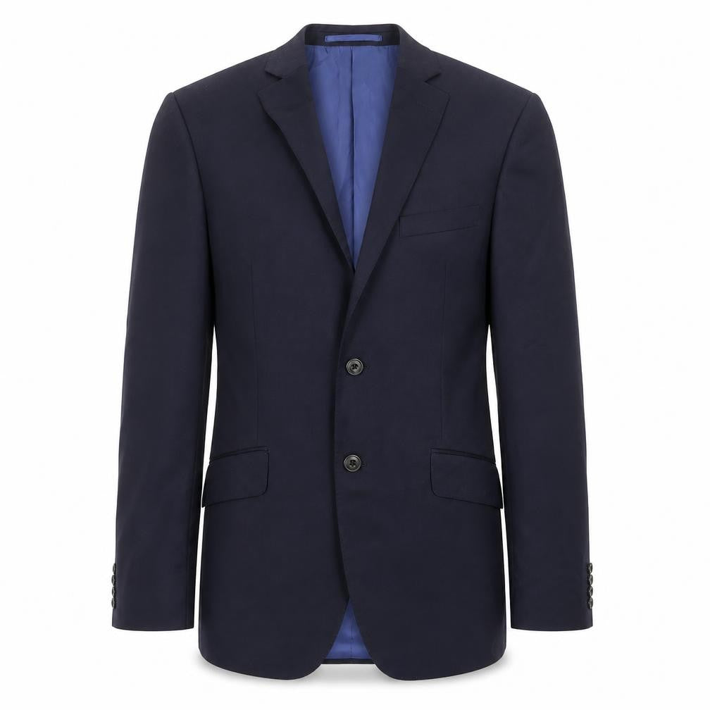 Marks & Spencer Mens Blue Wool Jacket Suit Jacket Size 38 Regular