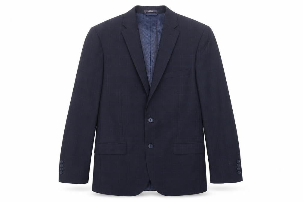 Marks & Spencer Mens Blue Wool Jacket Suit Jacket Size 40 Regular