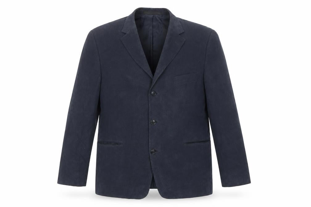 Marks & Spencer Mens Blue Polyester Jacket Blazer Size 42 Regular
