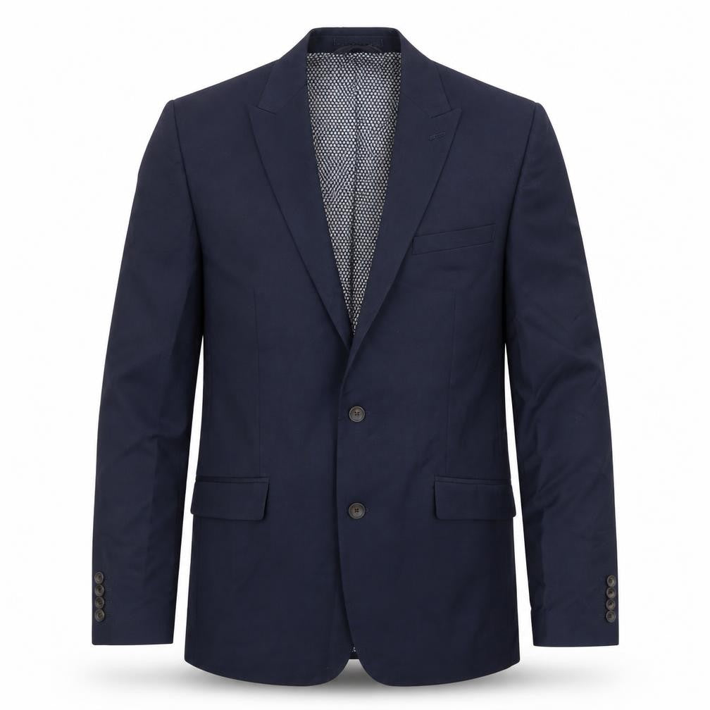 Marks & Spencer Mens Blue Polyester Jacket Suit Jacket Size 40 Regular