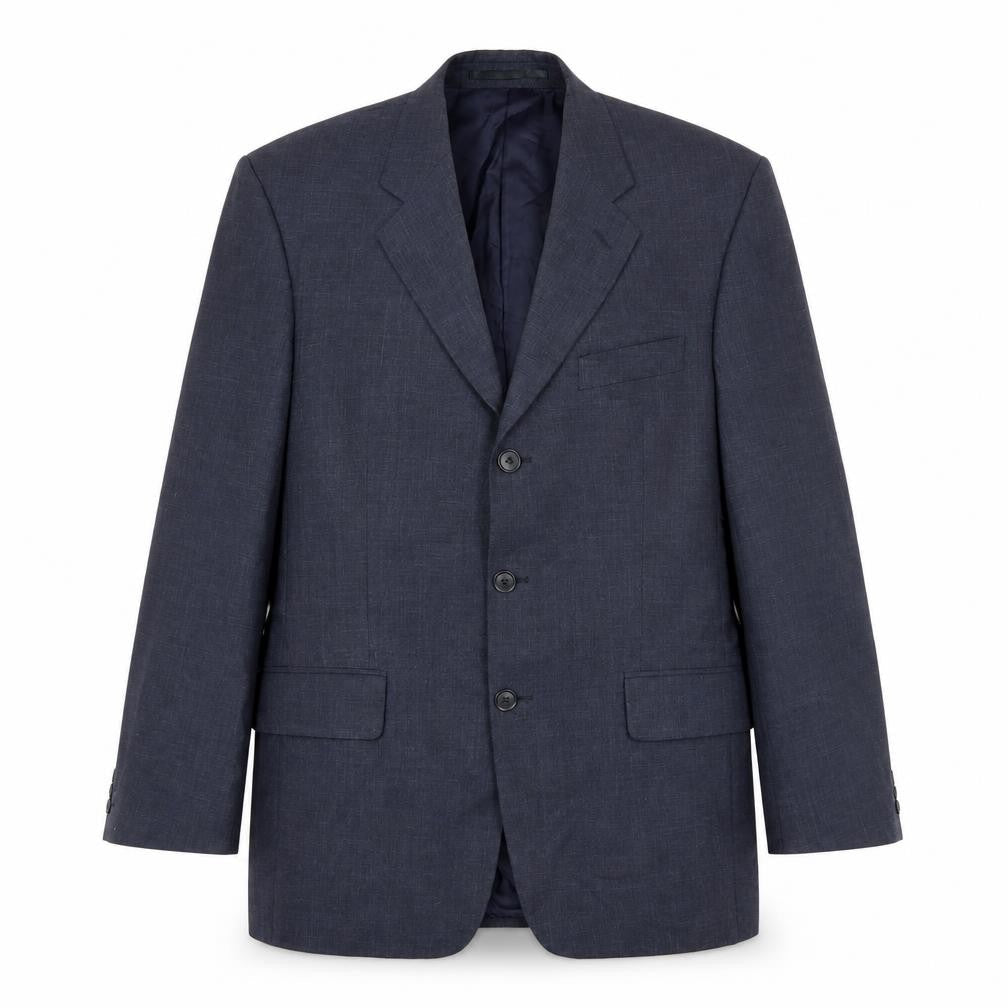Harewood Mens Blue Polyester Jacket Suit Jacket Size 38 Regular