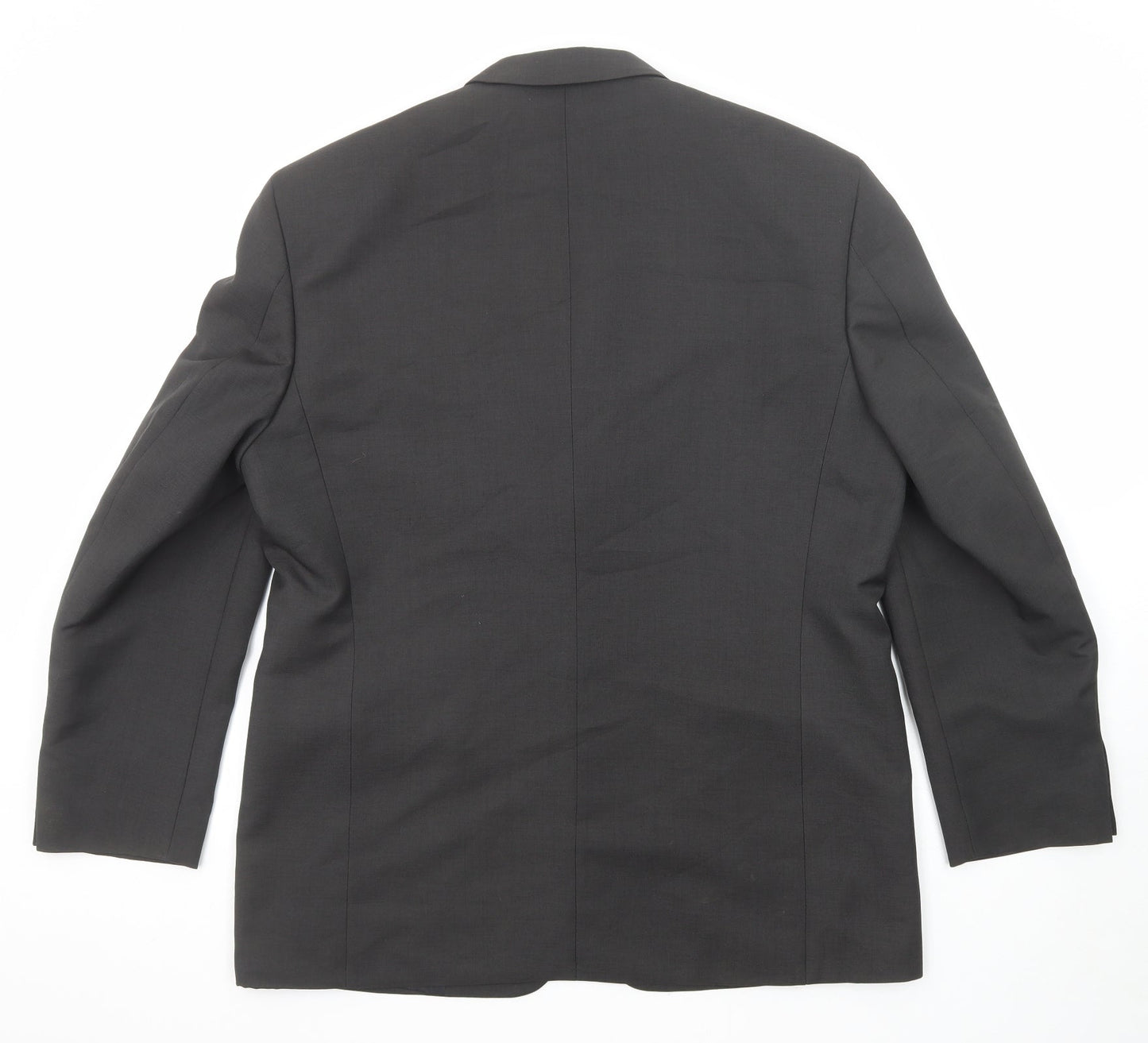 Savatini Mens Black Polyester Jacket Suit Jacket Size 42 Regular