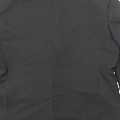 Savatini Mens Black Polyester Jacket Suit Jacket Size 42 Regular