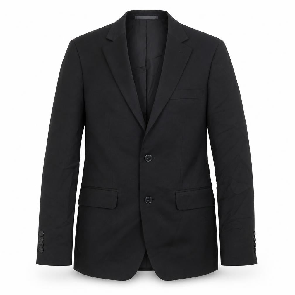 Marks & Spencer Mens Black Polyester Jacket Suit Jacket Size 36 Regular