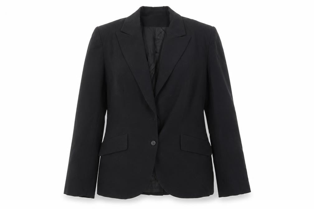 Hennes Womens Black Polyester Jacket Suit Jacket Size 14