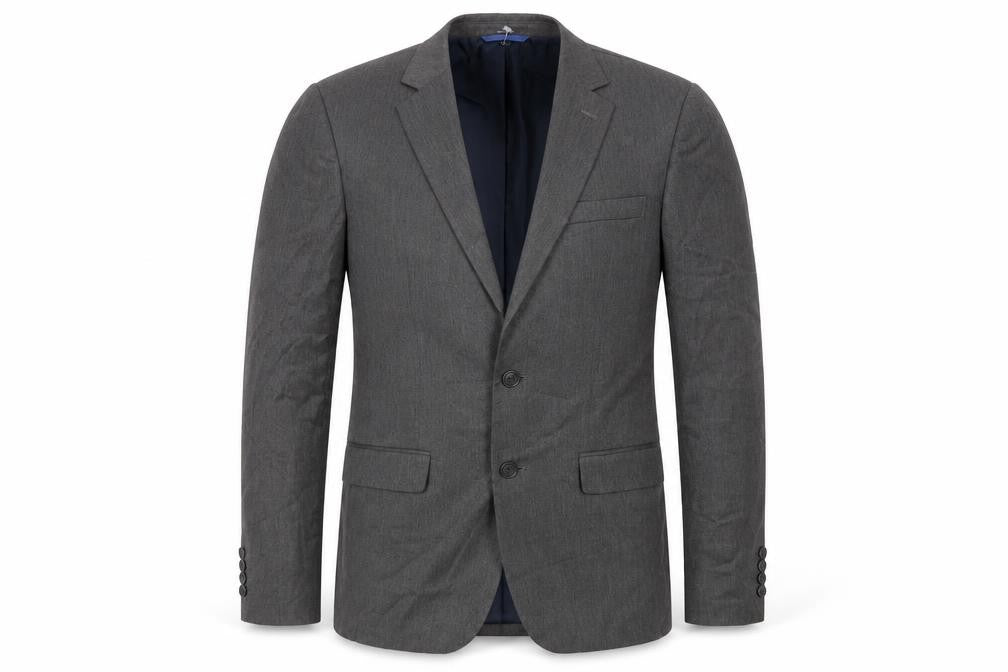 Marks & Spencer Mens Grey Polyester Jacket Suit Jacket Size 38 Regular