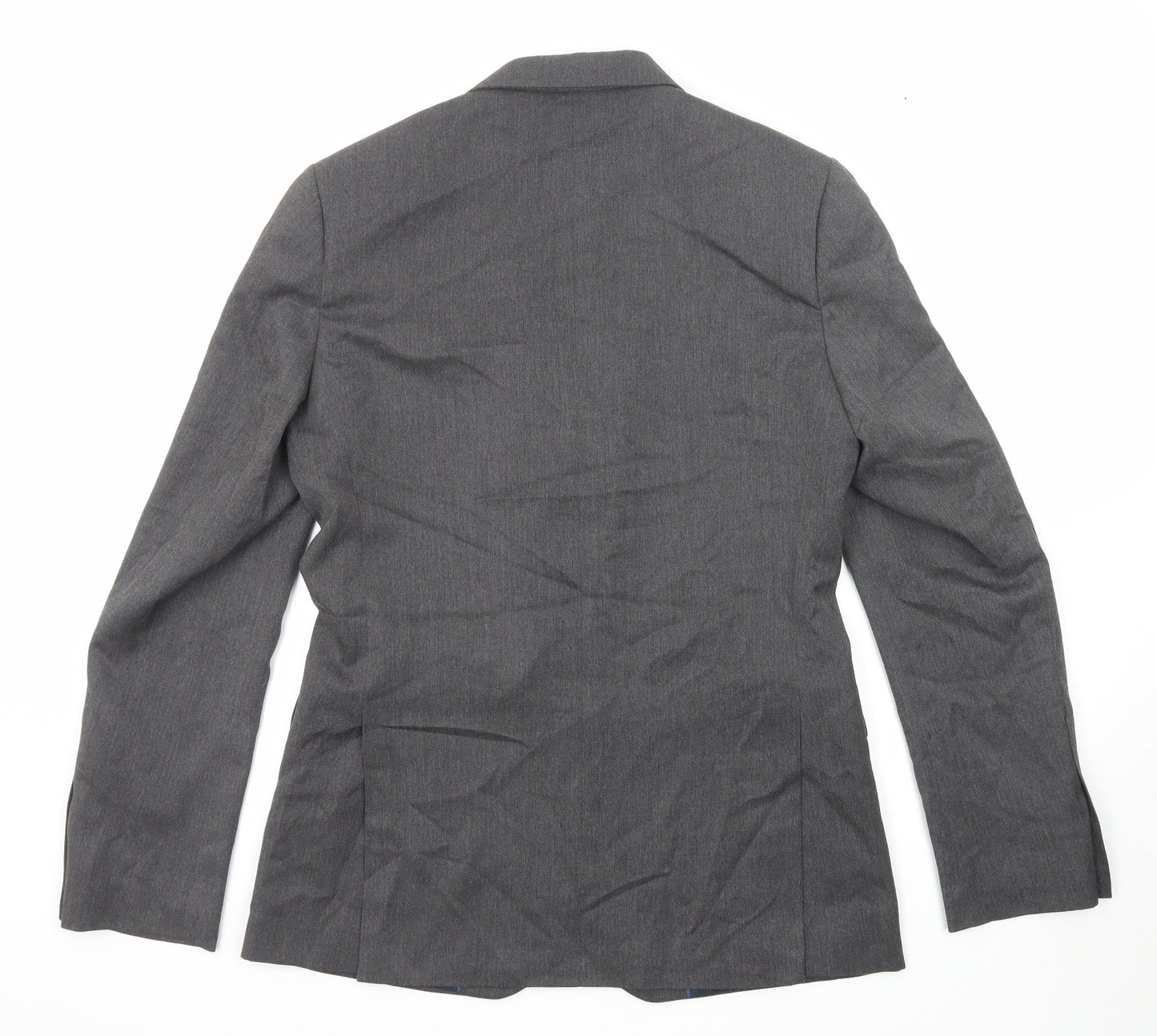 Marks and Spencer Mens Grey Polyester Jacket Suit Jacket Size 38 Regular
