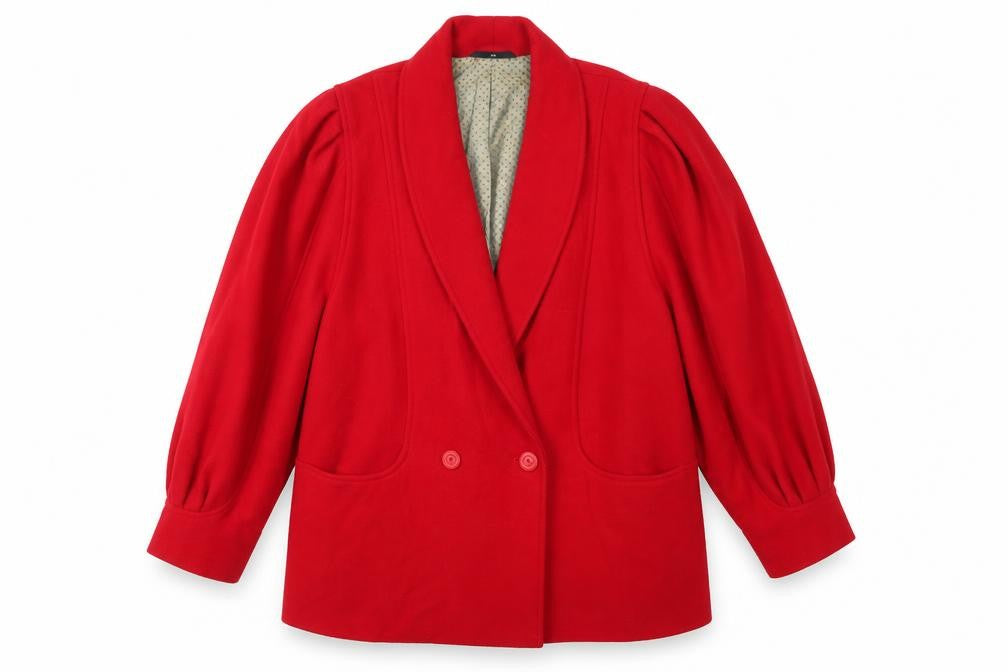 C&A Womens Red Jacket Size 14 Button