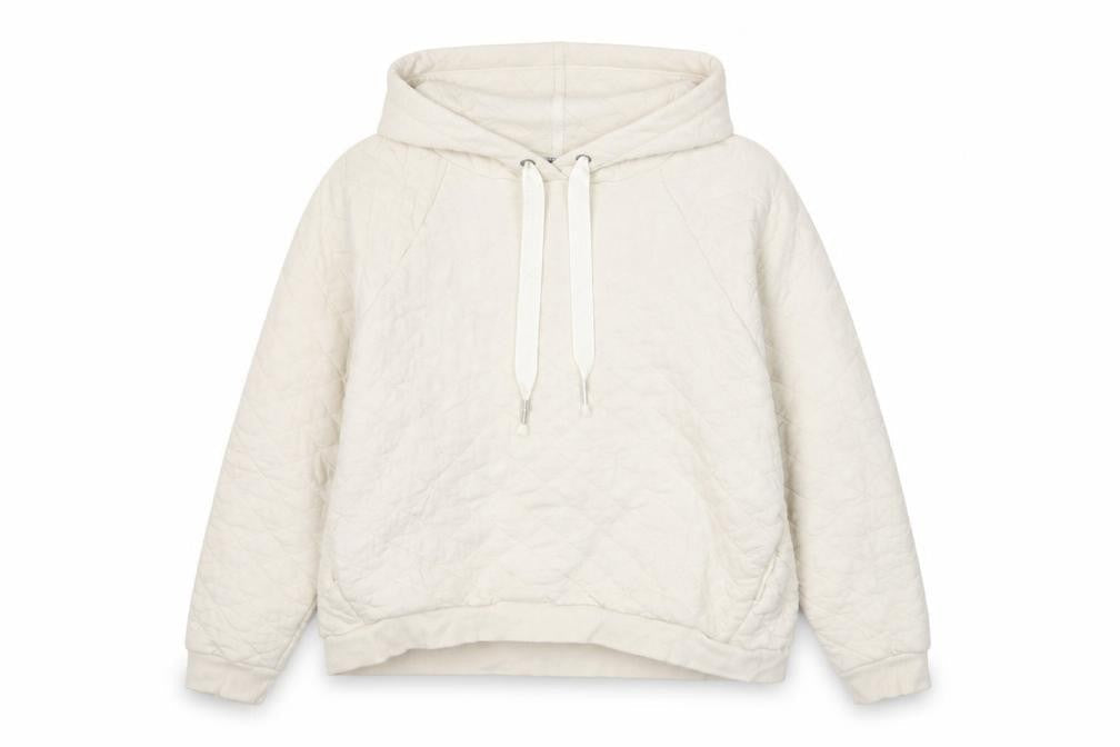 NEXT Womens White Cotton Pullover Hoodie Size S Pullover