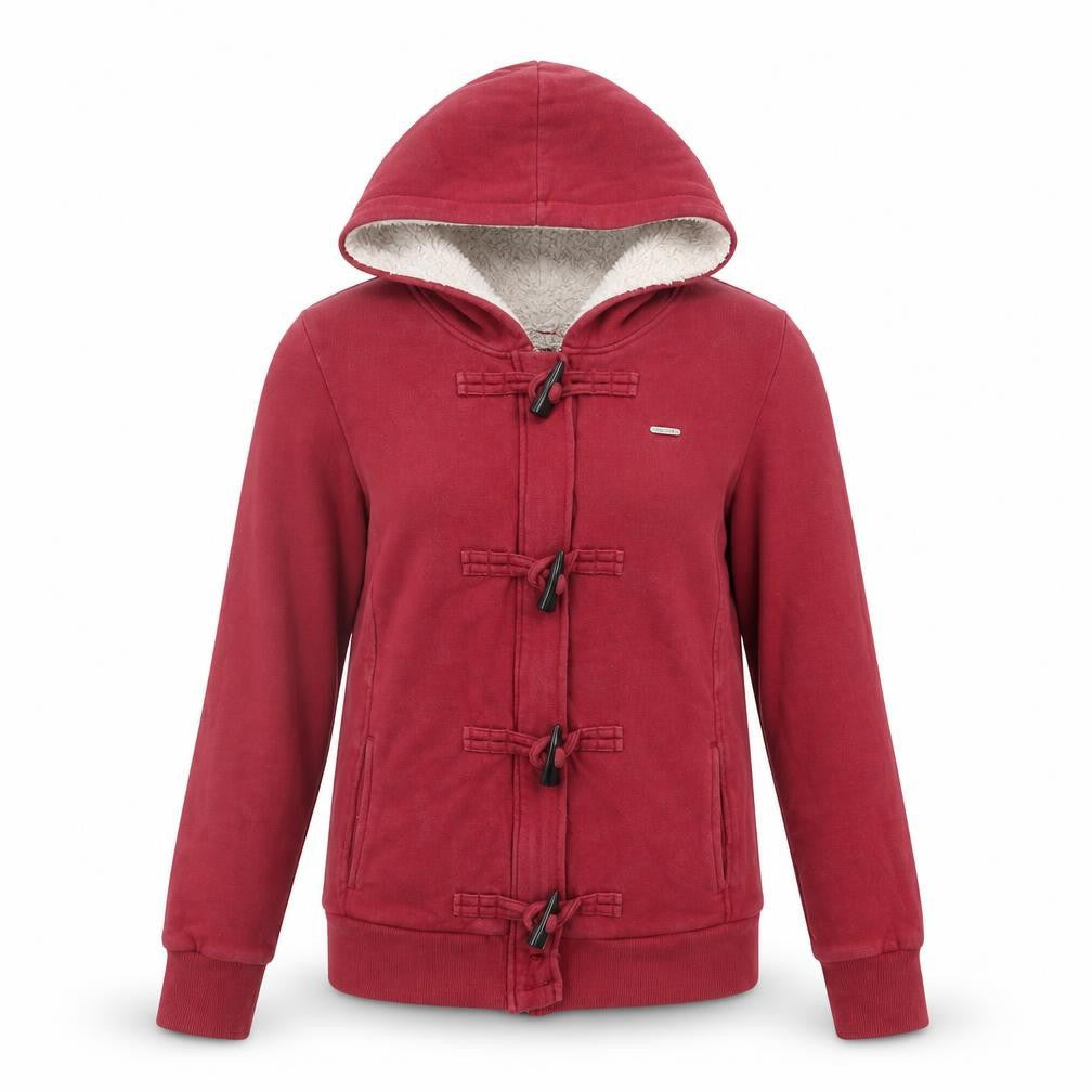 Element Womens Red Cotton Jacket Size M Zip