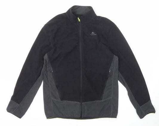 DECATHLON Mens Black Jacket Size M Zip
