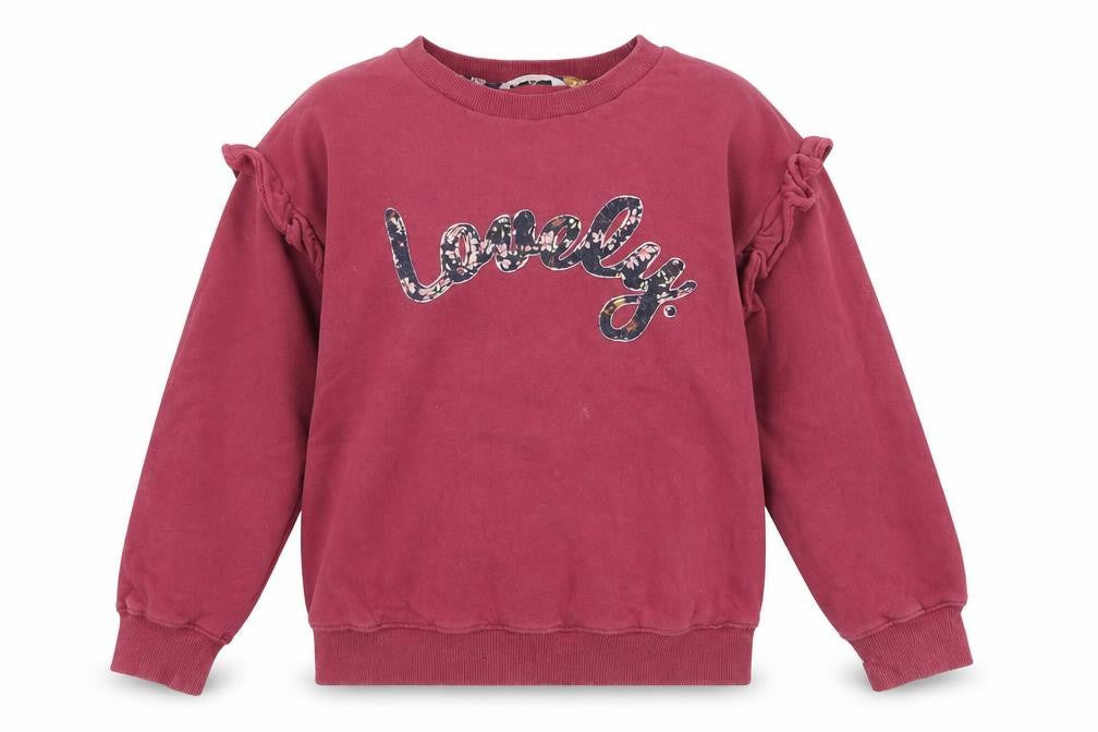 Oasis Girls Pink Cotton Pullover Sweatshirt Size 13 Years Pullover - Lovely