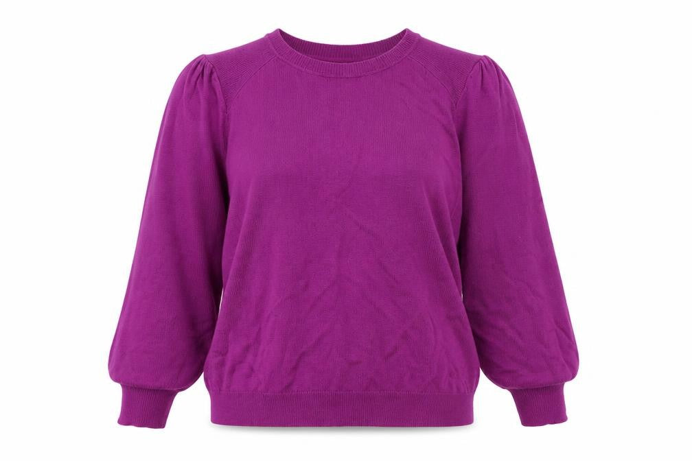 NEXT Womens Purple Round Neck Polyester Pullover Jumper Size L