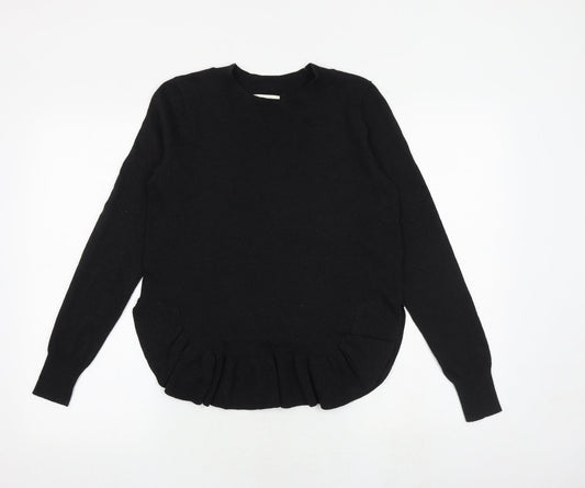 H&M Womens Grey Round Neck Polyester Pullover Jumper Size XS