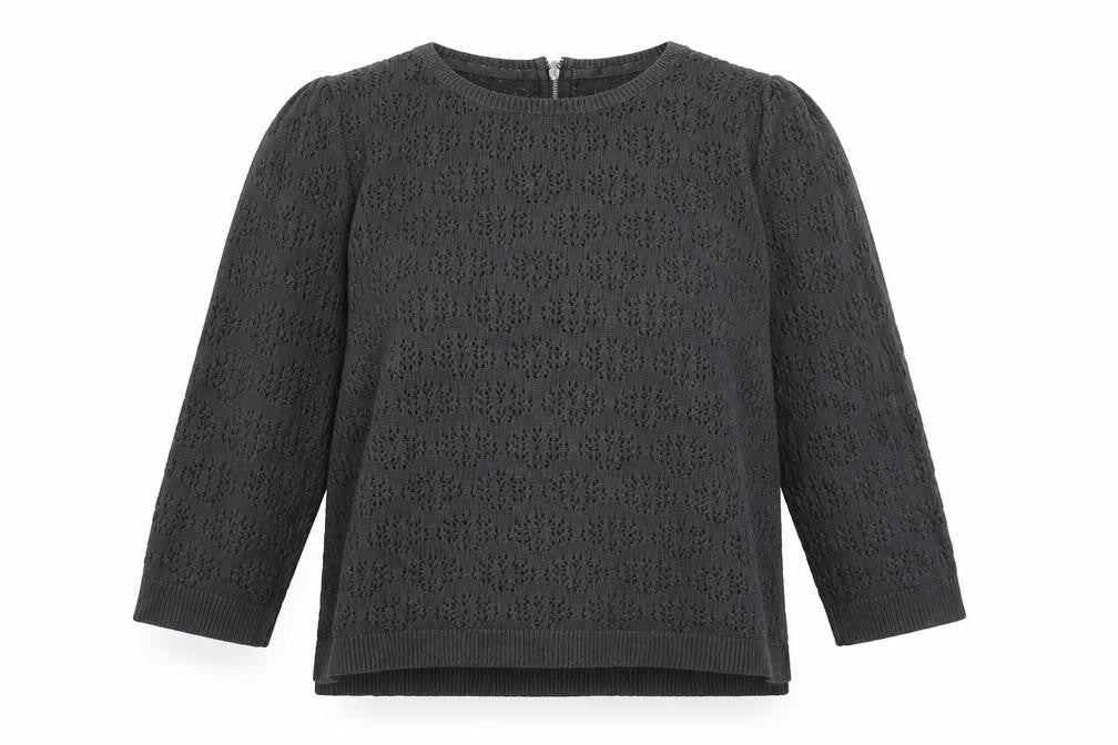 H&M Womens Grey Round Neck Viscose Pullover Jumper Size L