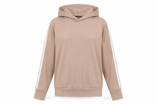Boohoo Womens Beige Polyester Pullover Hoodie Size 10 Pullover