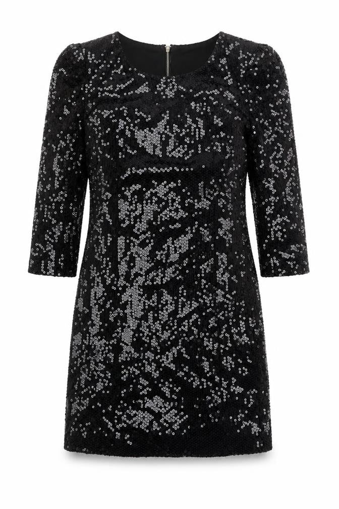 Influence Womens Black Polyester A-Line Size 12 Round Neck Zip