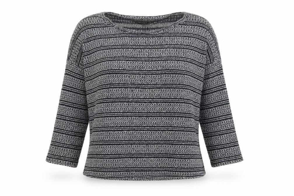 New Look Womens Multicoloured Round Neck Striped Polyester Pullover Jumper Size 10
