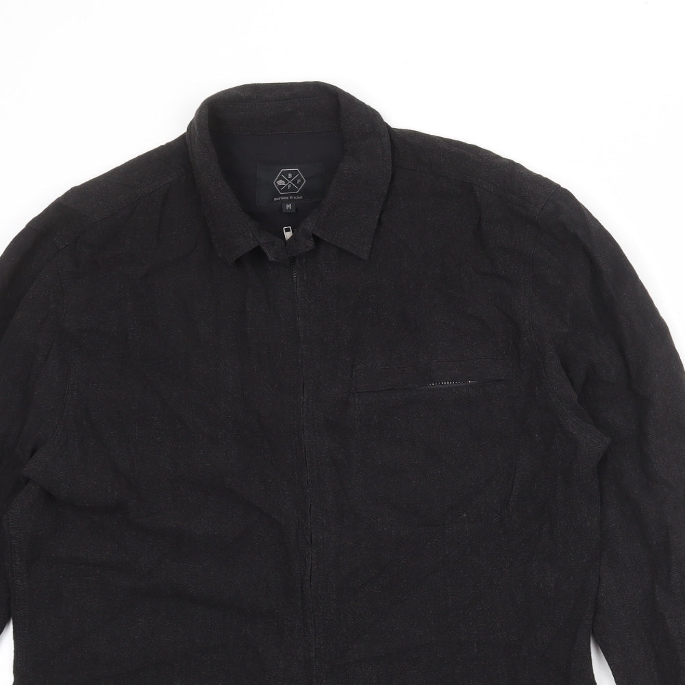 Bellfield Projex Mens Black Jacket Size M Zip - Pocket