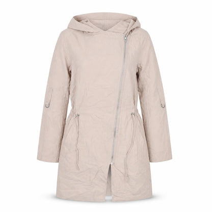 Divided by H&M Womens Pink Parka Coat Size 10 Zip