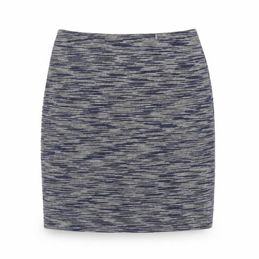 New Look Womens Grey Geometric Polyester A-Line Skirt Size 6