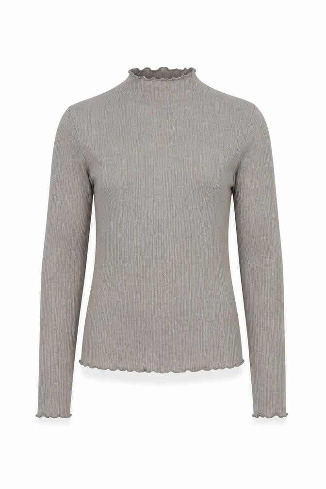 NEXT Womens Brown High Neck Polyester Pullover Jumper Size S - Lettuce Hem