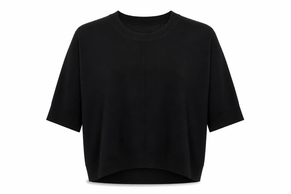 NEXT Womens Black Round Neck Acrylic Pullover Jumper Size XL
