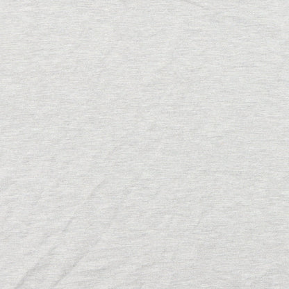 River Island Womens Grey Polyester Basic T-Shirt Size 8 Round Neck - Boutique Couture