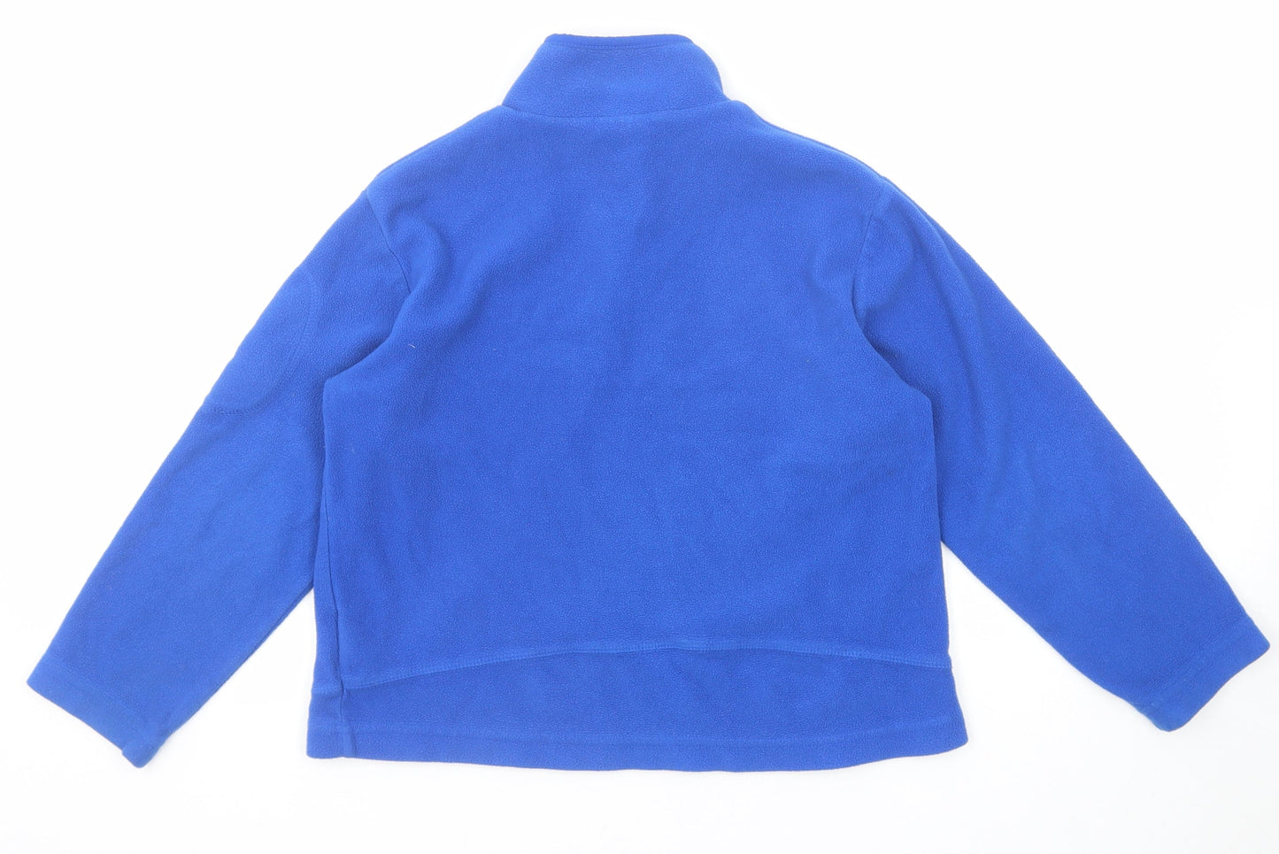 Starter Boys Blue Polyester Pullover Sweatshirt Size M Zip