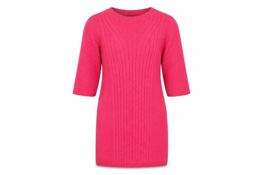 Marks and Spencer Womens Pink Viscose Basic Blouse Size S Round Neck
