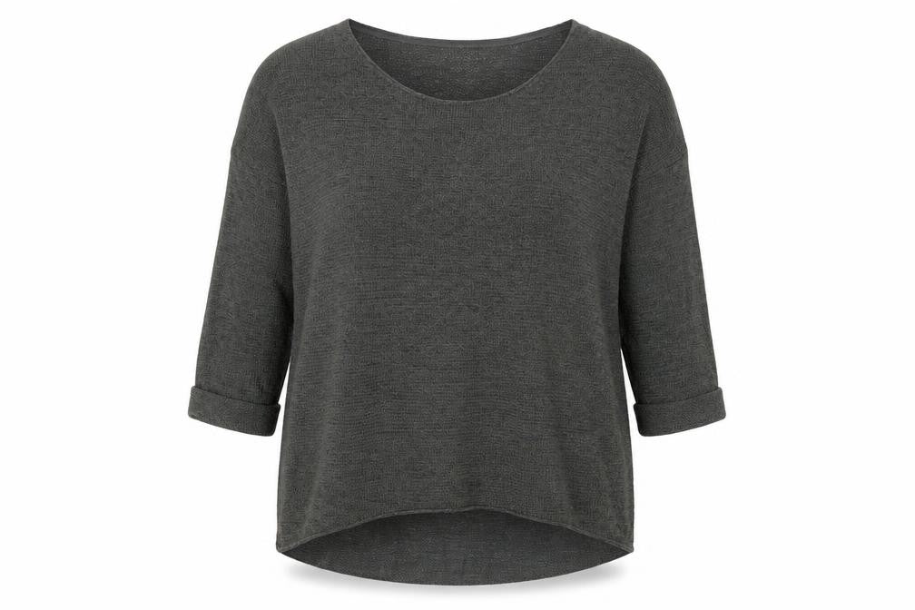 H&M Womens Green Round Neck Acrylic Pullover Jumper Size L
