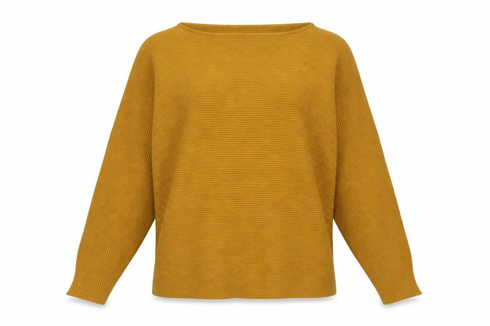 Principles Womens Yellow Boat Neck Viscose Pullover Jumper Size 12