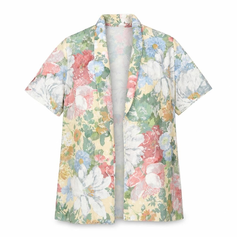 C&A Womens Multicoloured Floral Jacket Size 10