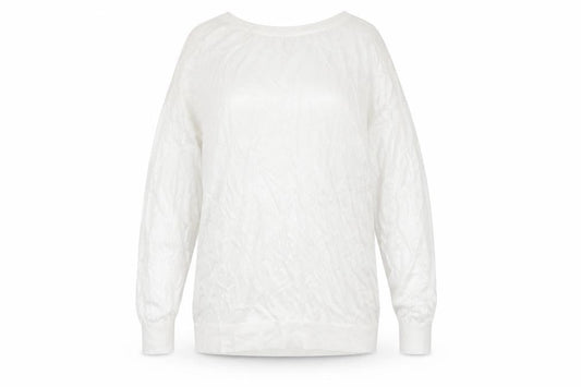 Zara Womens Silver Round Neck Viscose Pullover Jumper Size S