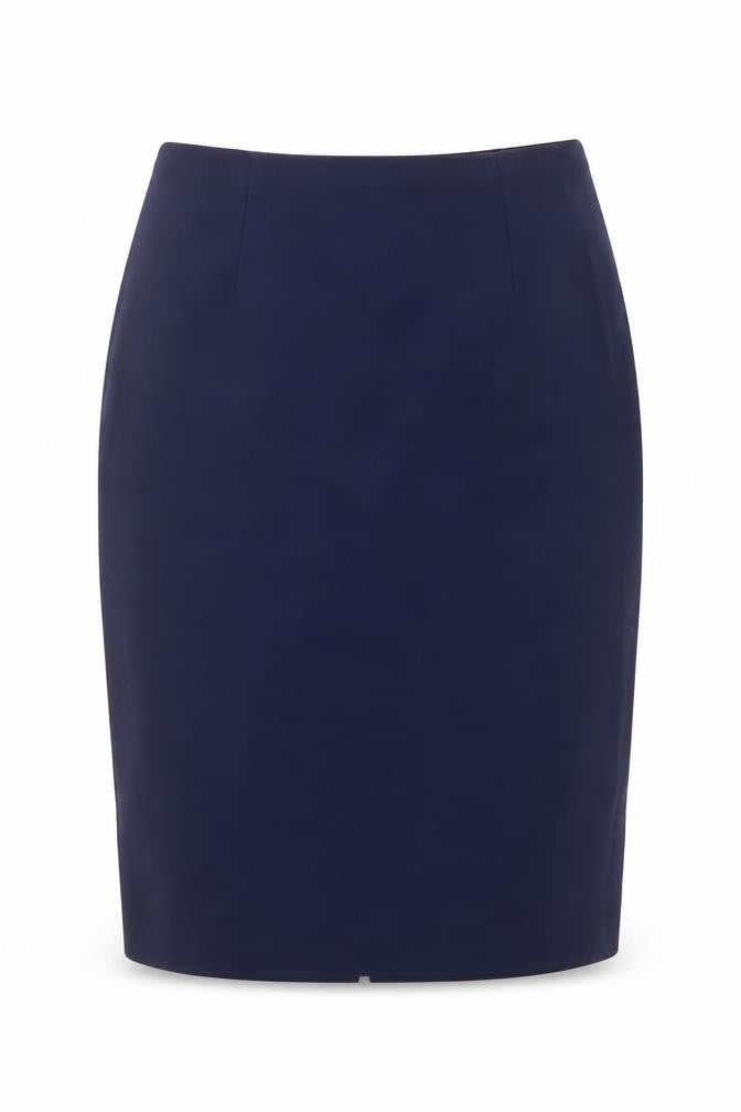 Linea Womens Blue Polyester Straight & Pencil Skirt Size 10 Zip
