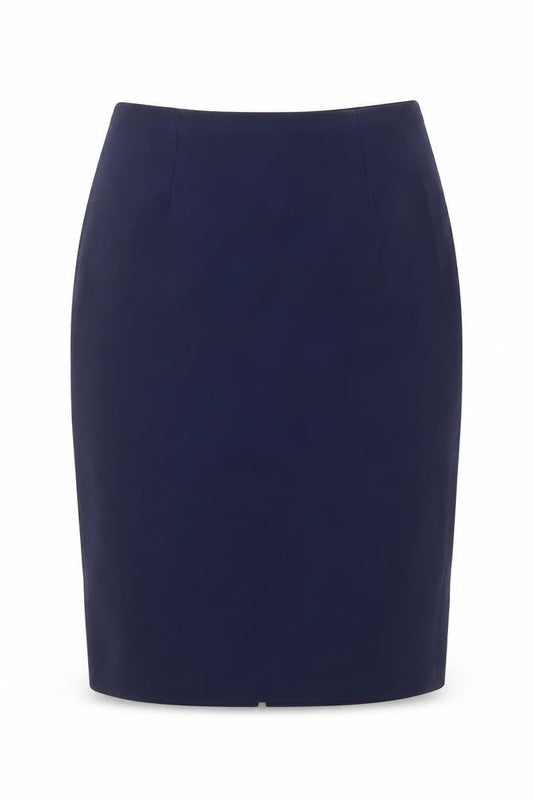 Linea Womens Blue Polyester Straight & Pencil Skirt Size 10 Zip