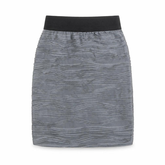 H&M Womens Grey Polyester A-Line Skirt Size 6