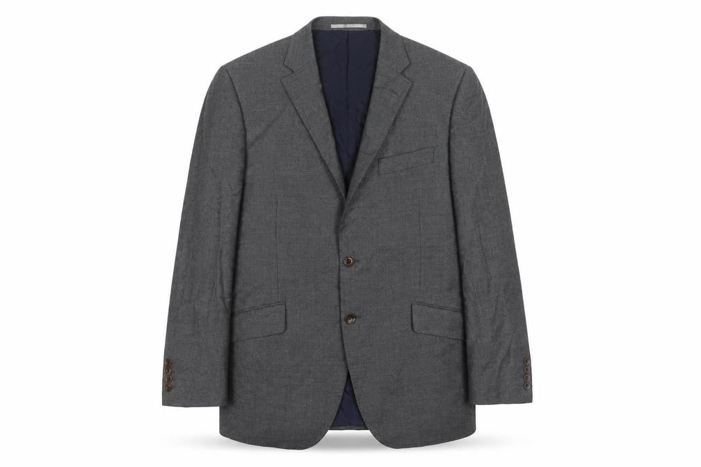 Marks & Spencer Mens Grey Wool Jacket Suit Jacket Size 40 Regular
