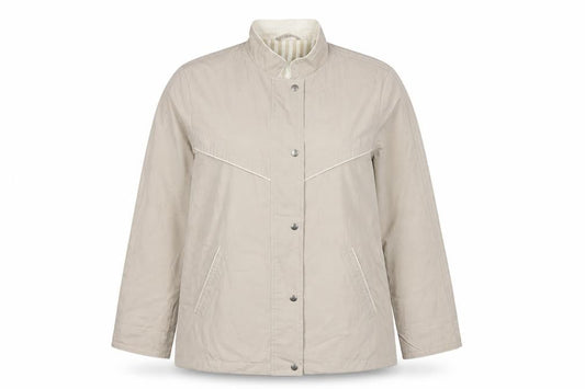St Michael Womens Beige Jacket Size 16 Zip