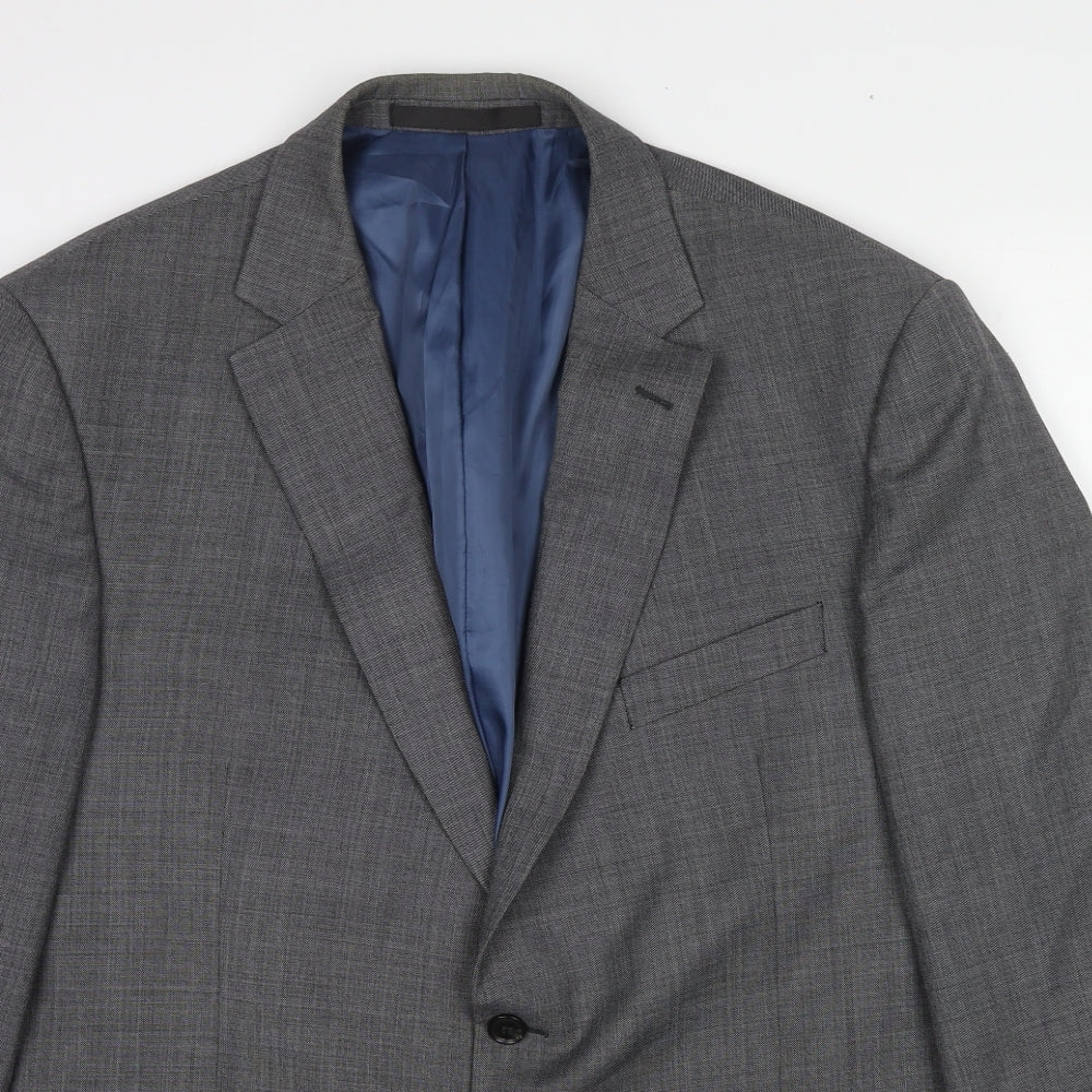 Marks and Spencer Mens Grey Wool Jacket Suit Jacket Size 44 Regular