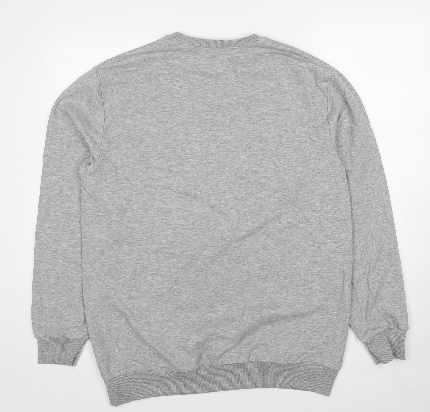 Hann Brooks Womens Grey Cotton Pullover Sweatshirt Size 2XL Pullover
