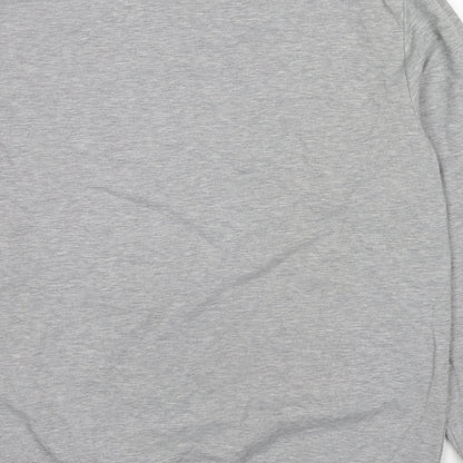 Hann Brooks Womens Grey Cotton Pullover Sweatshirt Size 2XL Pullover