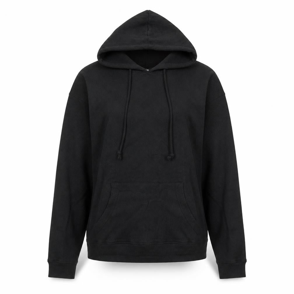 Missguided Womens Black Cotton Pullover Hoodie Size 10 Pullover