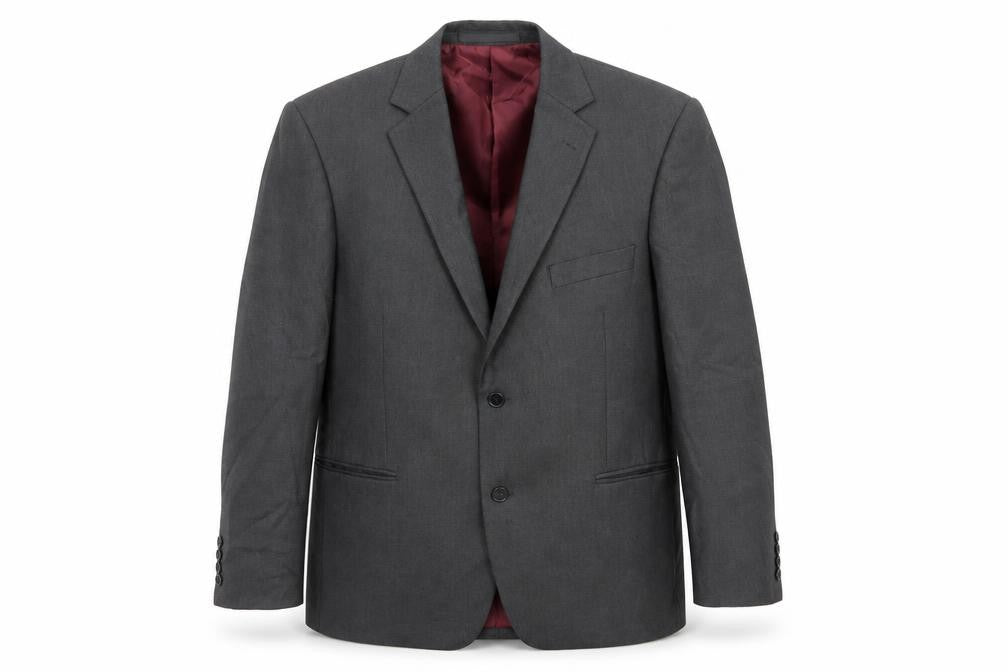 Marks & Spencer Mens Grey Polyester Jacket Suit Jacket Size 42 Regular