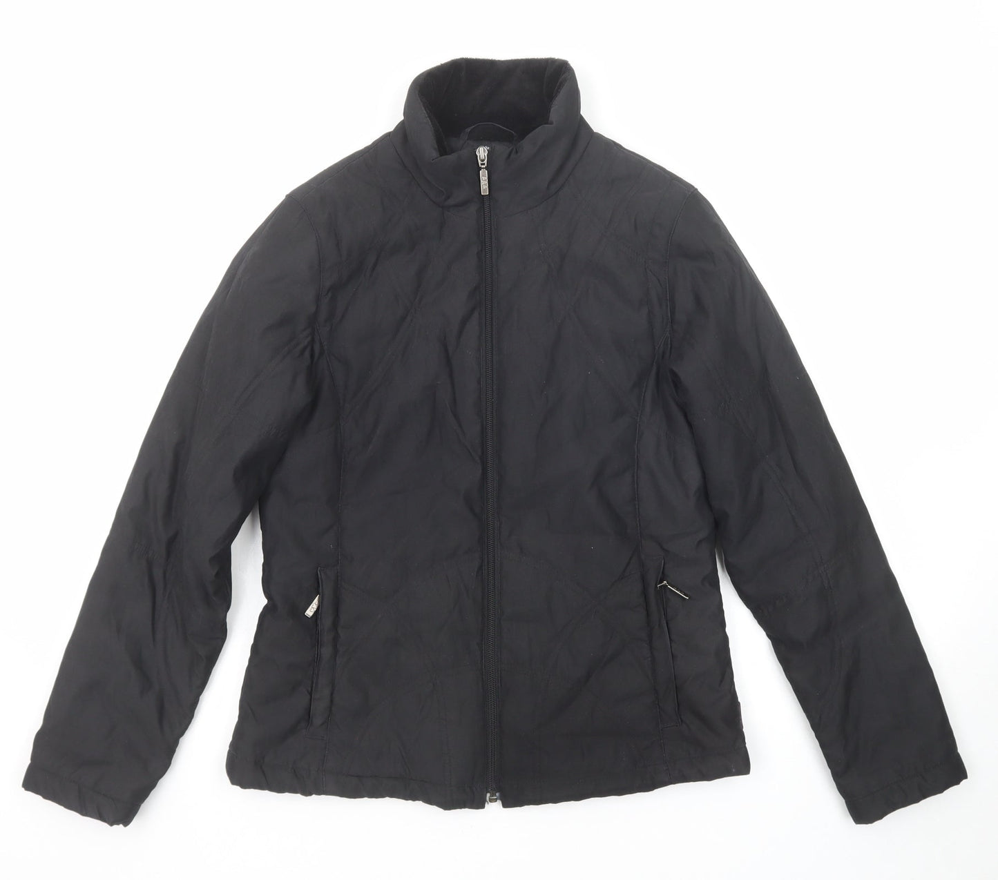 Per Una Womens Black Jacket Size S Zip